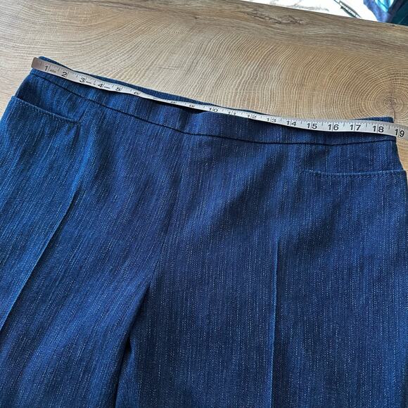 Akris Punto Minata Fringe Ankle Crop Denim Pants 16 - Picture 8 of 10